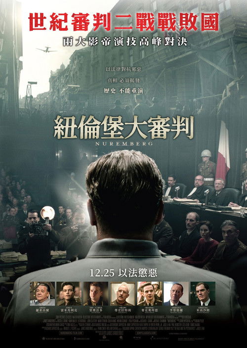 🎬 纽伦堡 (2025)🎭 类型：电影⭐ TMDB评分：7.3/10🍅 豆瓣评分：7.3🖥 画质：1080p📹 视频：BluRay.REMUX.H.264💬 字幕：简英（内封）📦 大小：94.38GB👤 分享：匿名1080p 蓝光原盘BluRay REMUX DTS-HD MA 5.1 [英语][内封简英字幕]🔗 链接：123网盘📖 简介：　　改编自《纳粹与精神病医生》，聚焦二战结尾，纽伦堡法庭对德国劳工阵线领导人罗伯特·莱伊的审判(其后来在狱中自杀)，以被委任来对纳粹头领们进行评估的美军精神科医生Douglas Kelley的视角展开