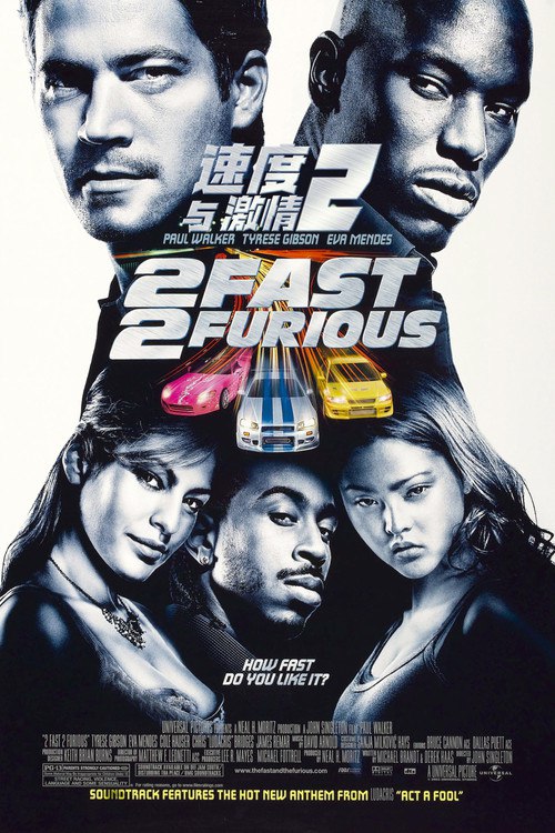 🎬 速度与激情2 (2003)⭐ TMDB评分：6.5/10🍅 豆瓣评分：7.5🖥 画质：1080p📹 视频：BluRay.H.264📦 大小：123.62GB👤 分享：匿名4K蓝光原盘REMUX [HDR][国英双语][内封简繁+简/繁英双语特效字幕]🔗 链接：123网盘📖 简介：迈阿密狡猾的商人卡特(科尔·豪瑟ColeHauser饰)利用自己的贸易公司做幌子，暗中进行着国际洗钱活动