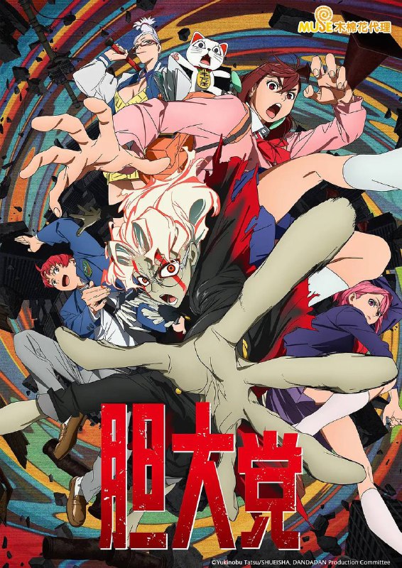 名称：《胆大党/当哒当》上半完结全12集 4K 高码率 内嵌简日特效字幕 【SRENIX 动漫社制作】描述：出生于灵媒师家族的女高中生·小桃<绫濑桃>，与她同年级的超自然爱好者·厄卡伦<高仓健>