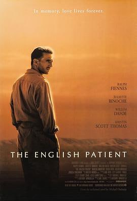 英国病人 (1996)评分：8.5类型：剧情,爱情,战争 简介：一架英国飞机在飞越撒哈拉沙漠时被德军击落，机师由于受伤，想不起自己是谁，因此被叫做“英国病人”
