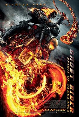 灵魂战车2：复仇时刻 (2011)评分：6.0类型：动作,惊悚,奇幻 简介：约翰·布雷斯（尼古拉斯·凯奇NicolasCage饰）被正义天使拉萨罗斯附体，但天使暴躁乖戾，遇到坏人就要吸取他们的灵魂