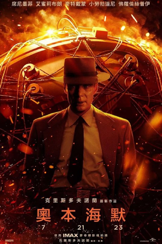 奥本海默 (2023)简介：当我们为权力金钱焦虑、兴奋与愤怒时，却根本想象不到“他们”在谈论着怎样更重要的事情