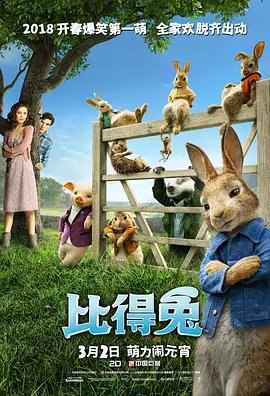 资源的名称：【4K蓝光原盘+高清MKV版】比得兔1 4K REMUX (2018)39.26 GB描述：导演: 威尔·古勒编剧: 威尔·古勒 / 罗伯·列博 / 碧雅翠丝·波特主演: 詹姆斯·柯登 / 多姆纳尔·格里森 / 罗丝·伯恩 / 伊丽莎白·德比齐 / 玛格特·罗比 / 更多...类型:  ....💬️隐藏信息：点击查看🏷 文件类型：#4K原盘 🔗社区链接：点击查看👨🏼‍🚀 分享来源：用户链接