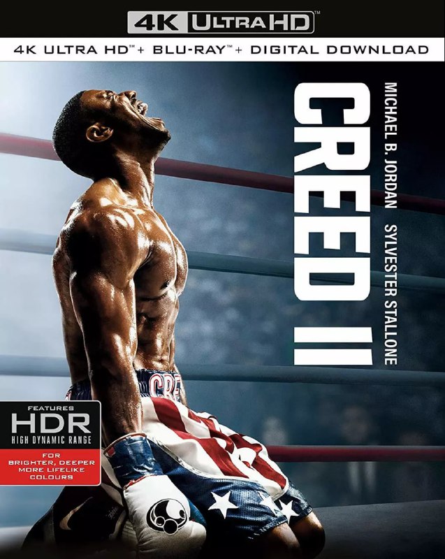 名称：【SGNB-079】《奎迪2 (2018)》4K 杜比视界 蓝光原盘REMUX [国英双语] [内封中英特效字幕]描述：《奎迪：英雄再起》讲述拳王奎迪迎战“父仇”对手，遭遇惨败跌入人生低谷，在教练洛奇和家人的帮助下，克服心理障碍重新振作的故事