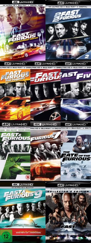 名称：《速度与激情》十部曲合集 蓝光原盘REMUX [国英双语] [内封特效字幕]描述：影片列表：【SGNB-058】《速度与激情 (2001)》4K 蓝光原盘REMUX [国英双语] [上译+京译双国配] [内封中英特效字幕]【SGNB-060】《速度与激情2 (2003)》4K 蓝光原盘REMUX [国英双语] [上译+京译双国配] [内封中英特效字幕]【SGNB-062】《速度与激情3：东京漂移 (2006)》4K 蓝光原盘REMUX [国英双语] [上译+京译双国配] [内封中英特效字幕]【SGNB-297】《速度与激情4 (2009)》4K 蓝光原盘REMUX [国英双语] [北影+上译双国配] [内封中英特效字幕]【SGNB-323】《速度与激情5 (2011)》加长版 4K 蓝光原盘REMUX [国粤英三语] [内封中英特效字幕]【SGNB-243】《速度与激情6 (2013)》加长版 4K 蓝光原盘REMUX [国英双语] [内封中英特效字幕]【SGNB-254】《速度与激情7 (2015)》加长版 4K 蓝光原盘REMUX [国英双语] [内封中英特效字幕]【SGNB-023】《速度与激情8 (2017)》4K 杜比视界 蓝光原盘REMUX [国英双语] [内封中英特效字幕]【SGNB-240 V2】《速度与激情9 (2021)》4K 杜比视界 蓝光原盘REMUX [国英双语] [内封中英特效字幕]【SGNB-304 V2】《速度与激情10 (2023)》4K 杜比视界 蓝光原盘REMUX [国英双语] [内封中英特效字幕]链接：