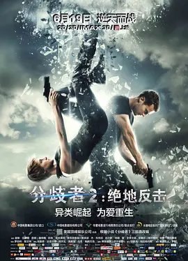 资源的名称：【2015】【4K蓝光原盘+高清MKV版】分歧者2：绝地反击4K REMUX ...描述：导演: 罗伯特·施文特克编剧: 布莱恩·达菲尔德 / 阿齐瓦·高斯曼 / 马克·鲍姆贝克主演: 谢琳·伍德蕾 / 西奥·詹姆斯 / 凯特·温丝莱特 / 奥克塔维亚·斯宾瑟 / 杰·科特尼 / 更多 ....💬️隐藏信息：点击查看🏷 文件类型：#4K原盘 🔗社区链接：点击查看👨🏼‍🚀 分享来源：用户链接