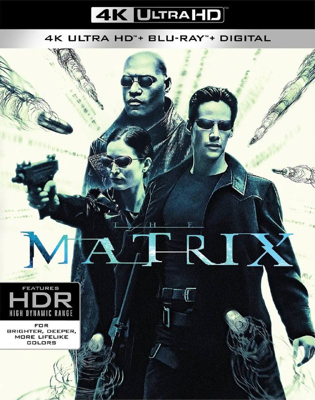 名称：《黑客帝国系列》全四部 4K 杜比视界 REMUX原盘 国语音轨 内封特效字幕描述：未经许不久的将来，网络黑客尼奥（基奴李维斯 饰）对这个看似正常的现实世界产生了怀疑