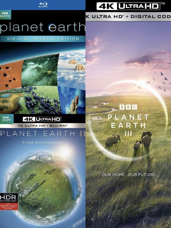 名称：BBC纪录片《地球脉动》三季全 蓝光原盘REMUX [国英双语] [内封特效字幕]描述：影片列表：《地球脉动 (2006)》英版 1080p 蓝光原盘REMUX [国英双语] [内封简繁特效字幕]《地球脉动 2 (2016)》港版 4K 蓝光原盘REMUX [国粤英三语] [内封中英特效字幕]《地球脉动 3 (2023)》英版 4K 蓝光原盘REMUX [国英双语] [内封中英特效字幕]链接：