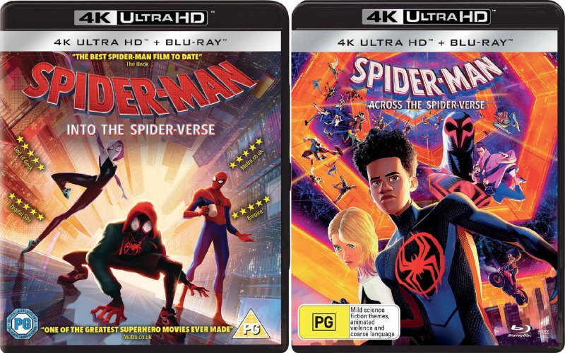 名称：《蜘蛛侠：平行宇宙》两部曲合集 蓝光原盘REMUX [国粤英三语] [内封特效字幕]描述：影片列表：【SGNB-076 V2】《蜘蛛侠：平行宇宙 (2018)》4K 蓝光原盘REMUX [国粤英三语] [内封中英特效字幕]【SGNB-312 V2】《蜘蛛侠：纵横宇宙 (2023)》4K 蓝光原盘REMUX [国粤英三语] [内封中英特效字幕]链接：